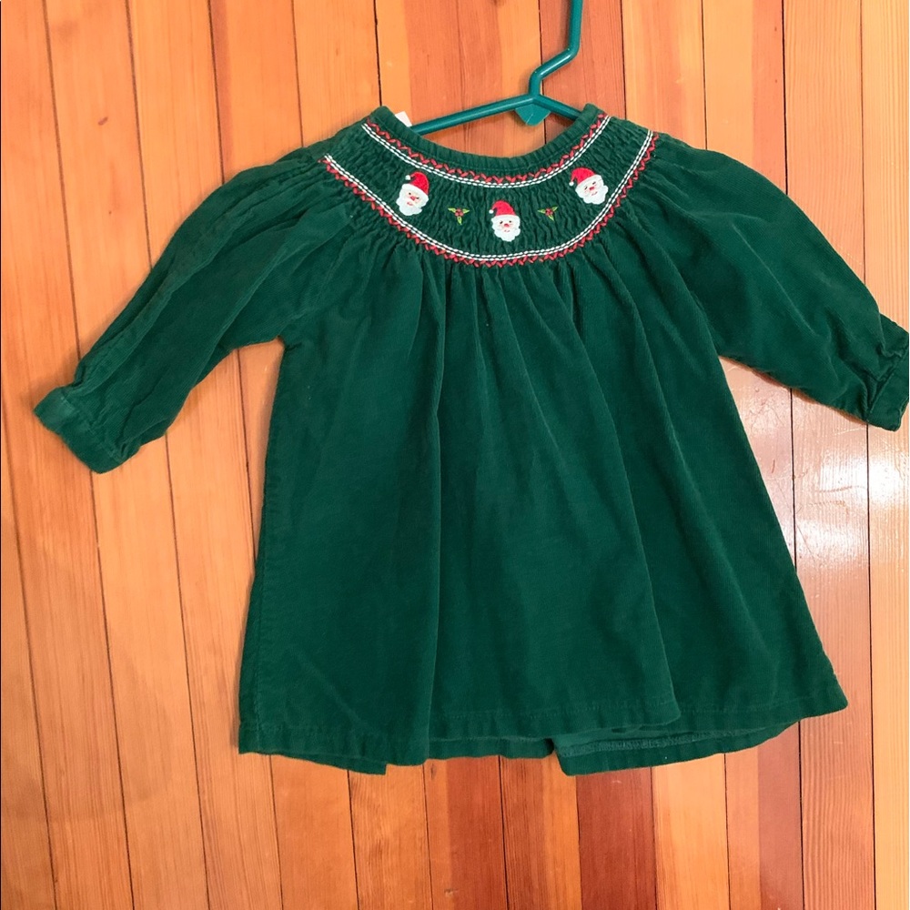Smocked Santa Dress